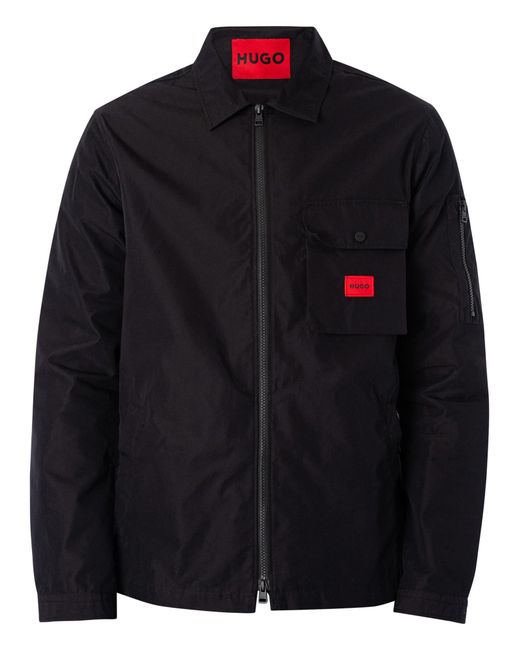 HUGO Black Emmond Overshirt for men