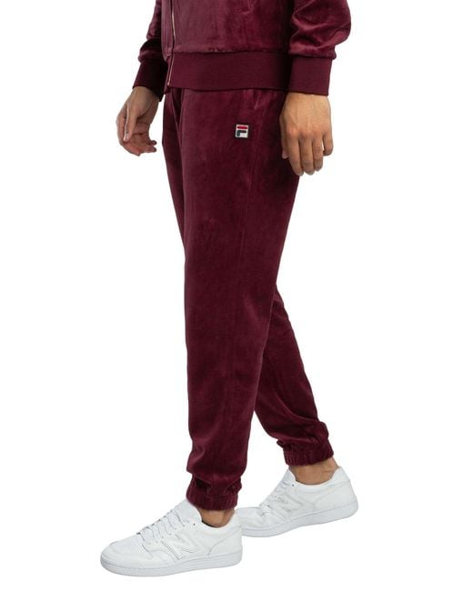 Fila Red Eddie Track Joggers for men