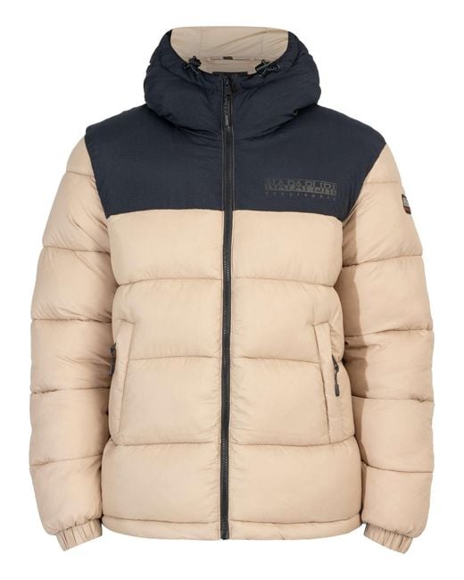 Napapijri Blue Hornelen Puffer Jacket for men