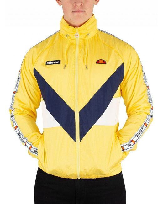 Ellesse Light Yellow Gerano Track Jacket for men