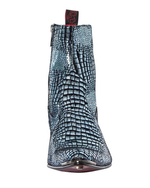 Jeffery West Blue Hawk Chelsea Boots for men