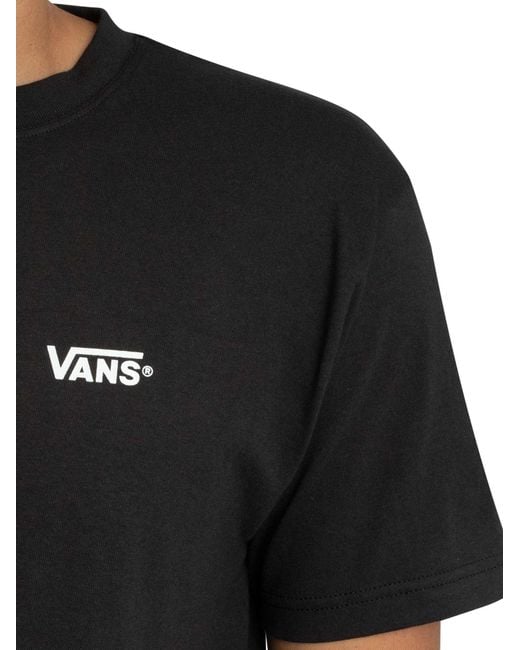 Vans Black New Left Chest T-shirt for men