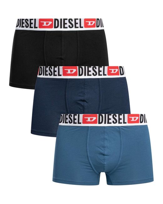 DIESEL Blue 3 Pack Trunks for men