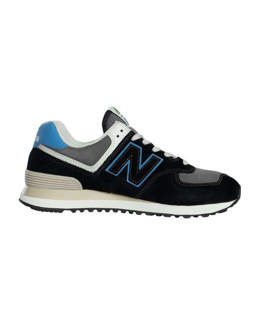 New Balance Blue 574 Suede Trainers for men