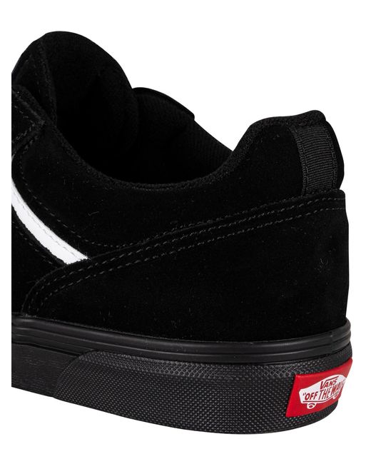 Vans Black Seldan Suede Trainers for men