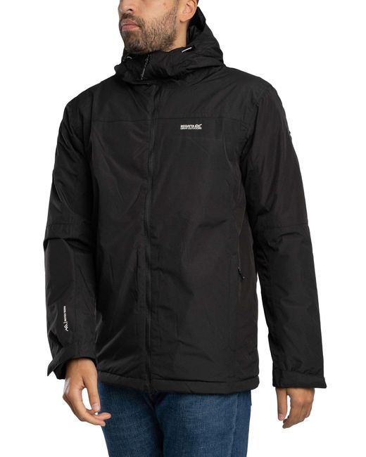 Regatta Black Thornridge Waterproof Insulated Jacket for men