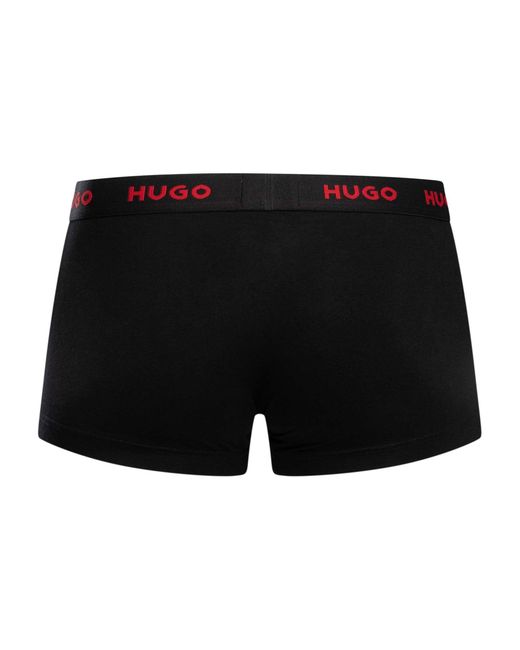 HUGO Black 3 Pack Trunks for men