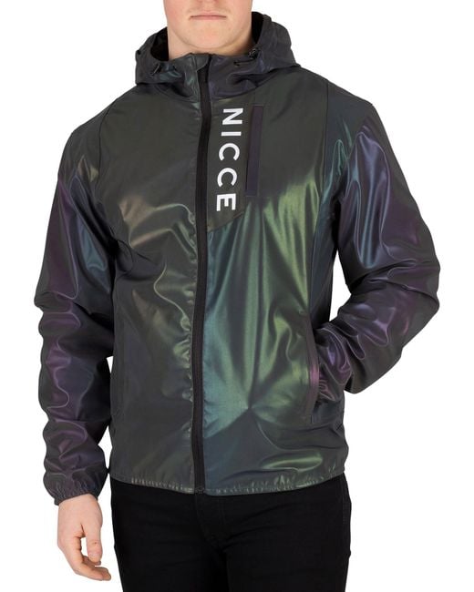 Nicce London Multicolor Vind Reflective Jacket for men