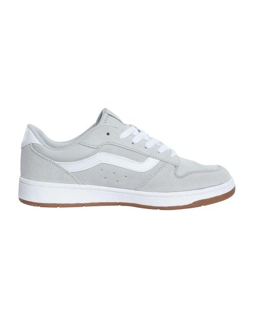 Vans White Ryland Suede Trainers for men