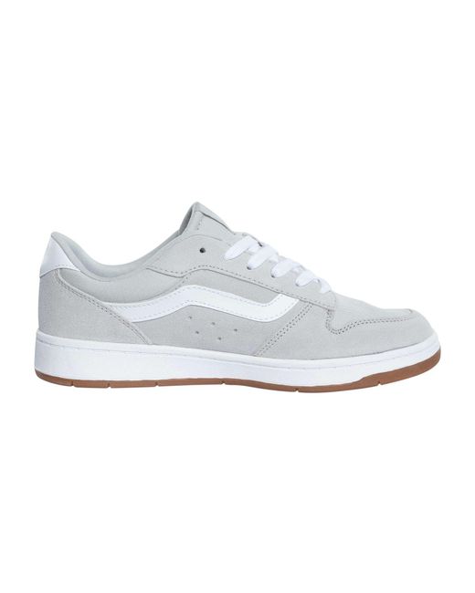 Vans White Ryland Suede Trainers for men