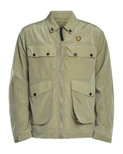 Lyle & Scott Green 4 Pocket Blouson Jacket for men
