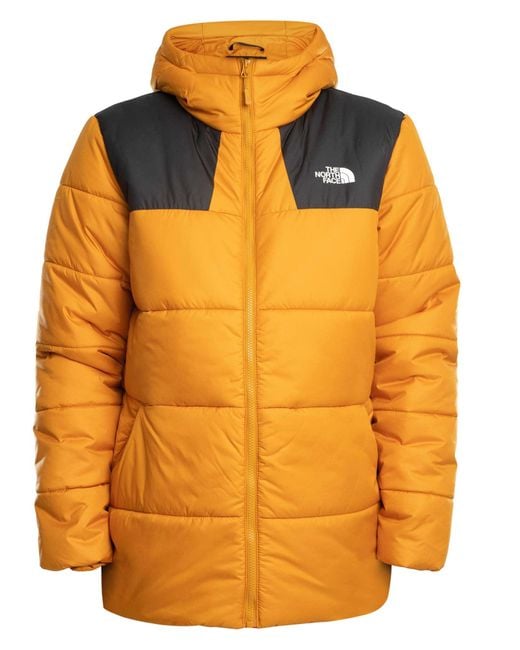 The North Face Orange Massif Puffer Jacket for men