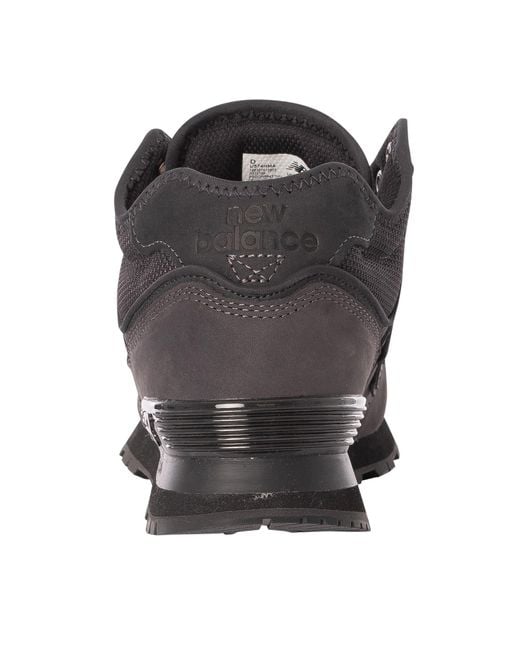 New Balance 574h Trainers Black for Men | Lyst