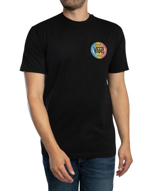 Vans Black Retro Back Graphic T-shirt for men