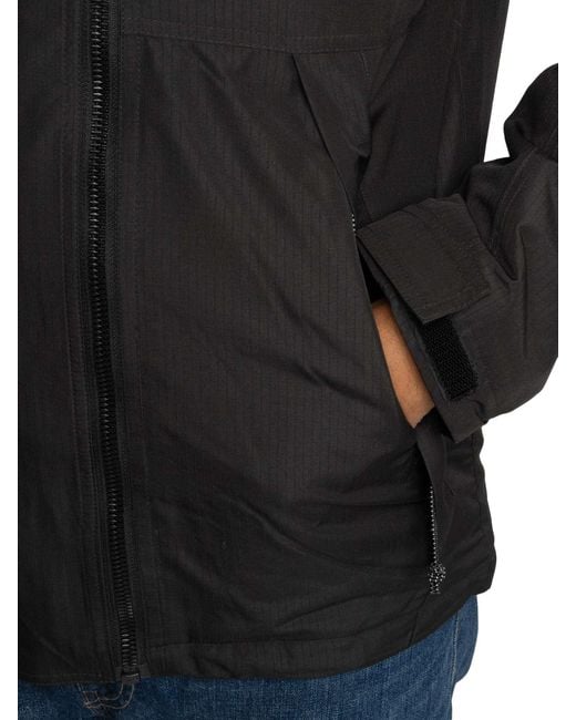 Superdry Black Hooded Yachter Windbreaker Jacket for men