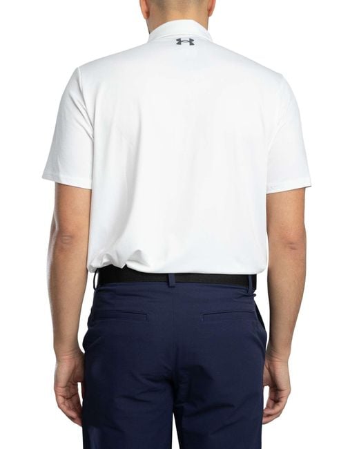 Under Armour White Matchplay Polo Shirt for men
