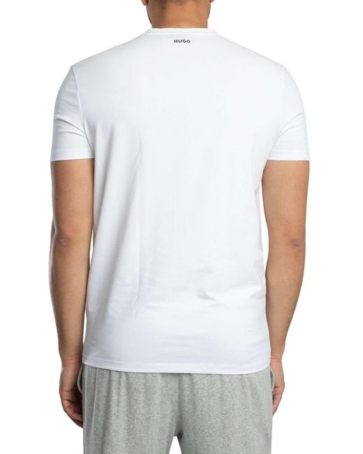 HUGO Black 2 Pack Lounge V-neck T-shirts for men