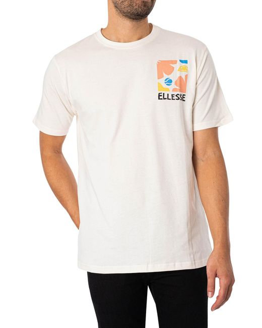 Ellesse White Impronta T-shirt for men