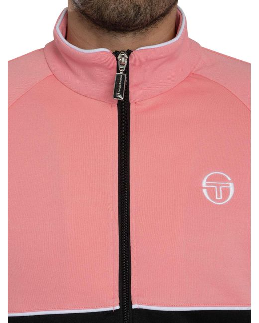 Sergio Tacchini Black Orion Track Jacket for men