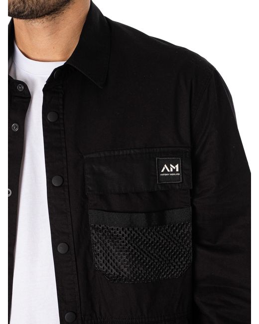 Antony Morato Black Regular Fit Twill Jacket for men