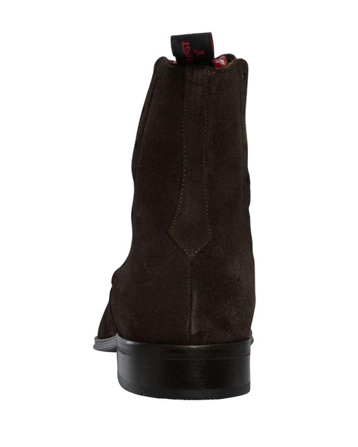 Jeffery West Black Suede Chelsea Boots for men