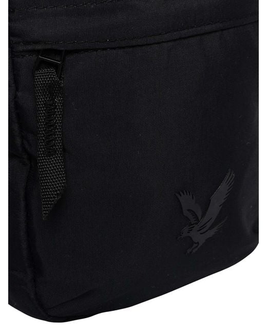 Lyle & Scott Black Cross Body Pouch Bag for men