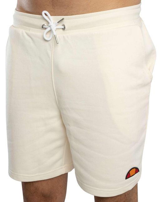 Ellesse White Westpalm Sweatshorts for men