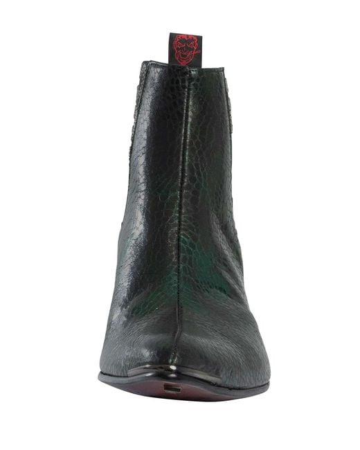 Jeffery West Snake Nayade Leather Chelsea Boots in Green for Men Lyst UK
