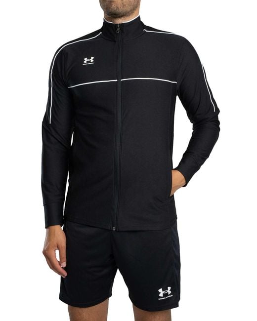 Under Armour Black Challenger Track Jacket for men
