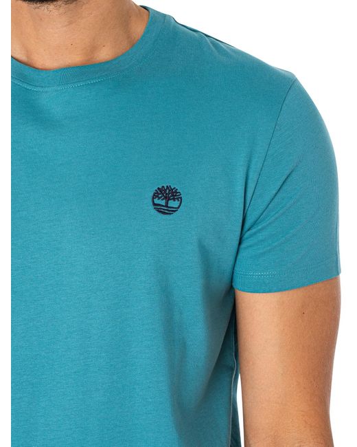 Timberland Blue Dun River Crew Slim T-shirt for men