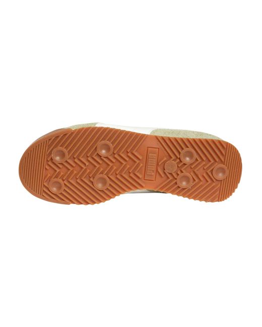 PUMA White Roma Anniversario Suede Trainers for men