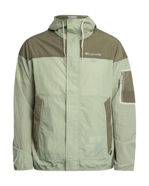 Columbia Green Challenger Ii Windbreaker Jacket for men