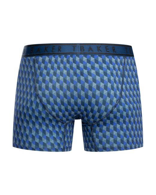 Ted Baker Blue 3 Pack Boxer Briefs for men