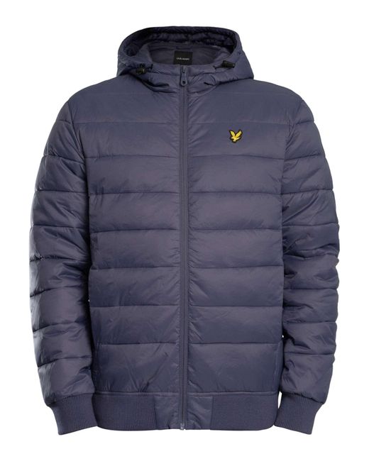 Lyle & Scott Blue Wadded Jacket for men