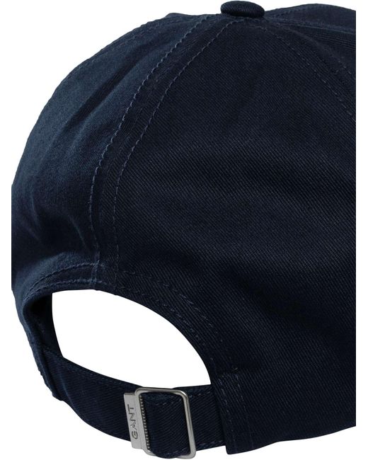 Gant Blue High Shield Cotton Cap for men
