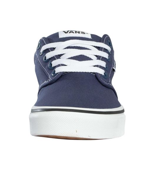 Vans Blue Atwood Canvas Trainers for men