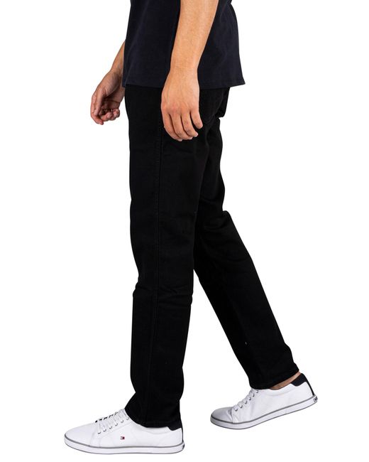 Wrangler Denim Texas Slim 822 Jeans in Black for Men | Lyst UK