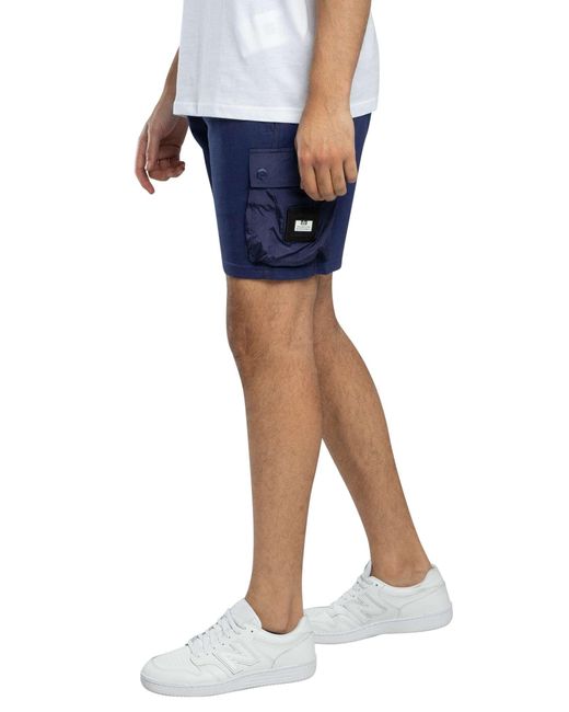 Weekend Offender Black Noreaster Cargo Shorts for men