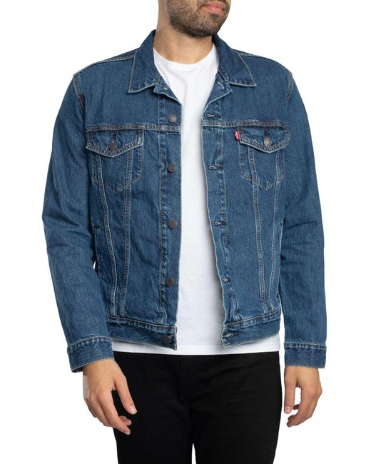Levi's Blue The Trucker Jacket for men
