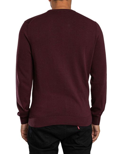 Lacoste Red Logo Knitted Jumper for men