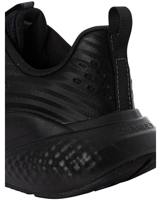 Under Armour Black Charged Commit Trainers for men