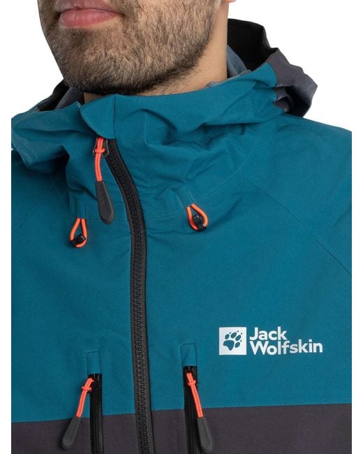 Jack Wolfskin Blue Morobbia 3l Jacket for men