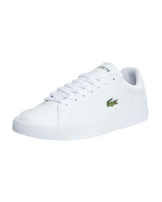 Lacoste White Lerond Set 125 2 Cma Leather Trainers for men