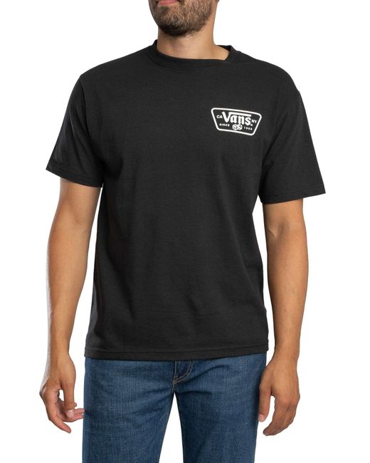 Vans Black Back Patch T-shirt for men