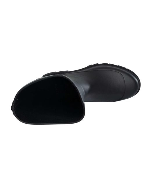 Aigle Black Mid Rain Wellington Boots for men