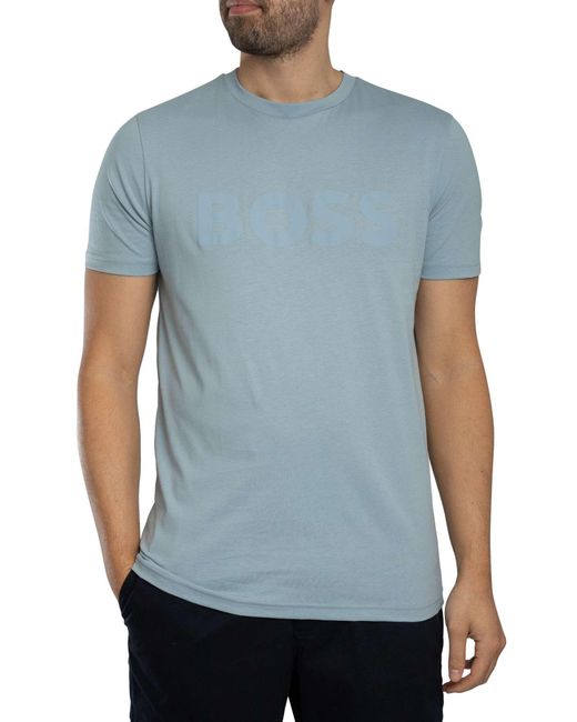 Boss Blue Thinking Brand T-shirt for men
