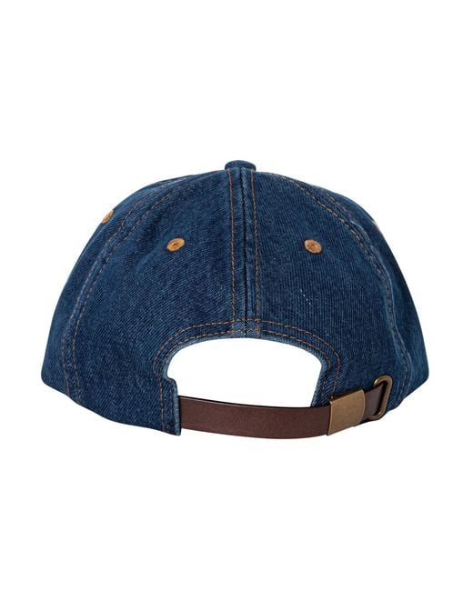 Levi's Blue Relaxed Dad Heritage Cap for men