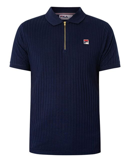 Fila Blue Pannuci Slim Polo Shirt for men
