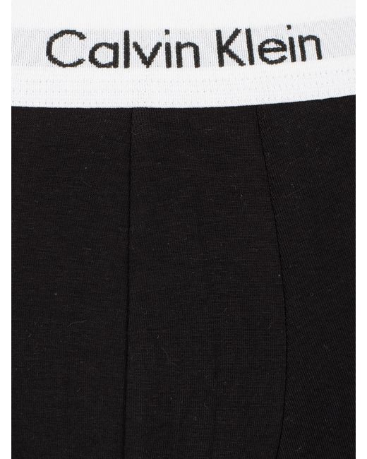 Calvin Klein Black 3 Pack Cotton Stretch Boxer Briefs for men