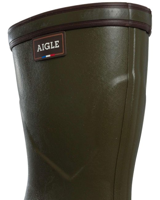 Aigle Green Parcours 2 Low Wellington Boots for men